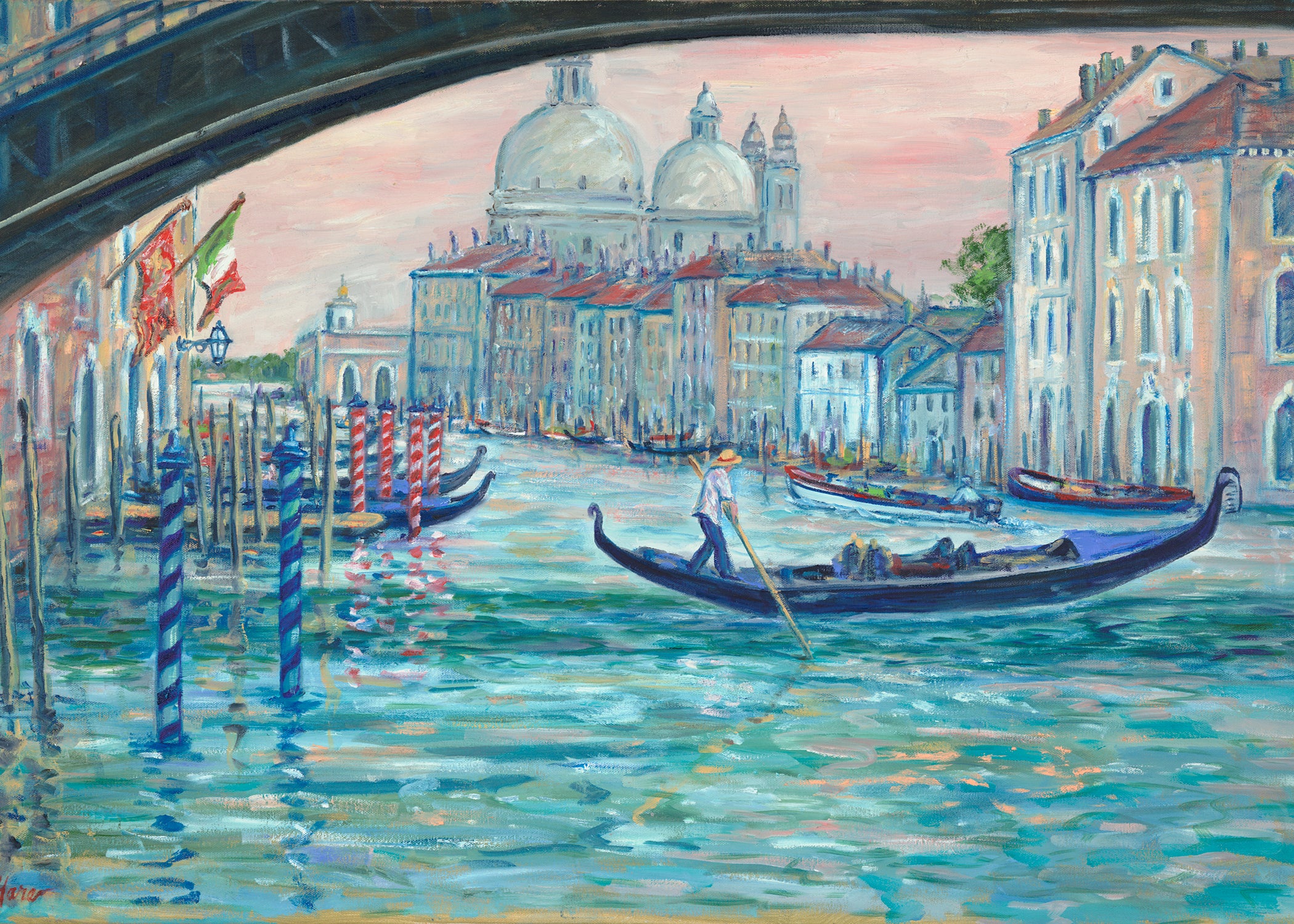 Under the Rialto Bridge